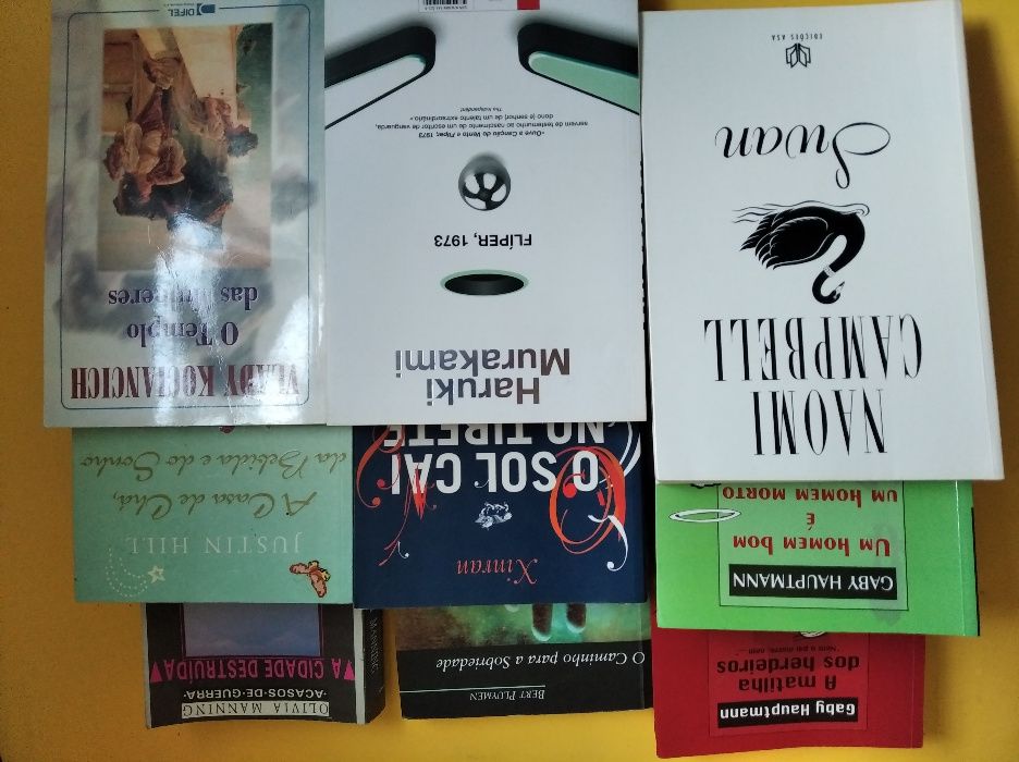 Livros: Sangue Romano; A Cidade Destruída; O templo das mulheres, etc