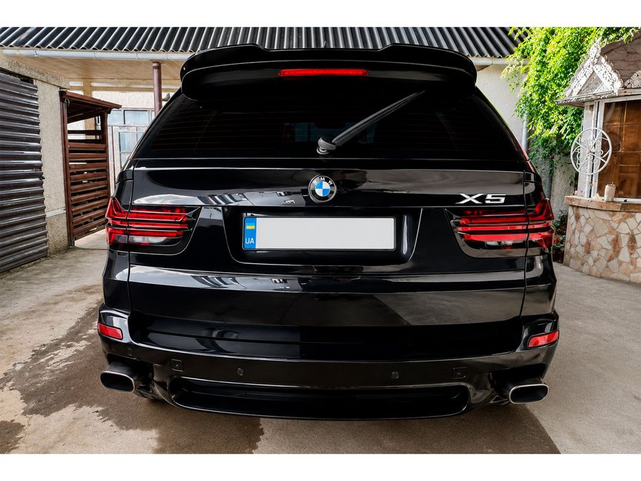 BMW X5 E70 2007-2013 рр. Спойлер (чорний глянець)