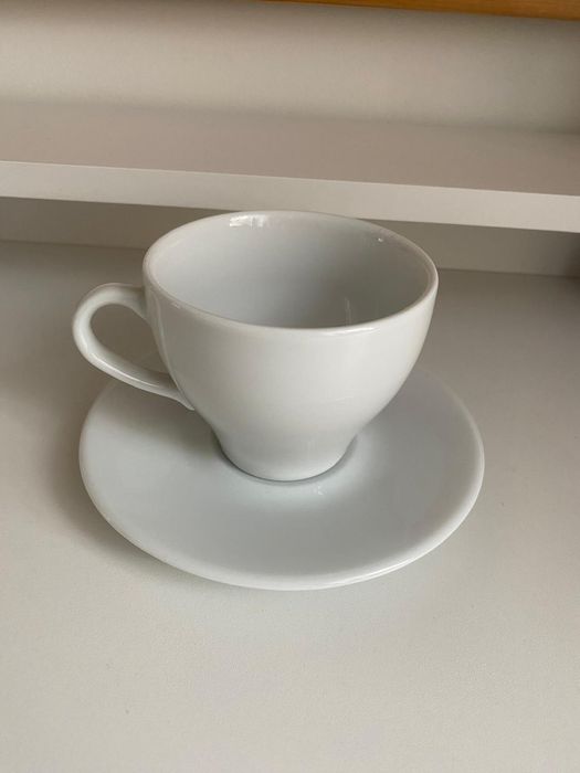 Filiżanka z talerzykiem ceramika z firmy Lubiana