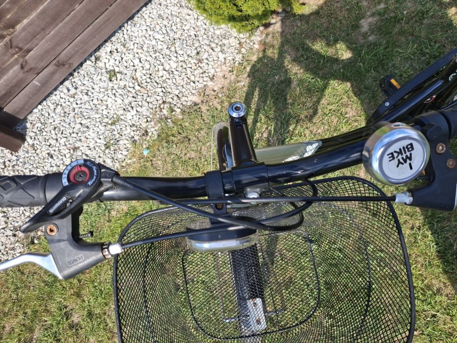 Rower Miejski Trekkingowe OLPRAN MERCURY LUX 28, SHIMANO