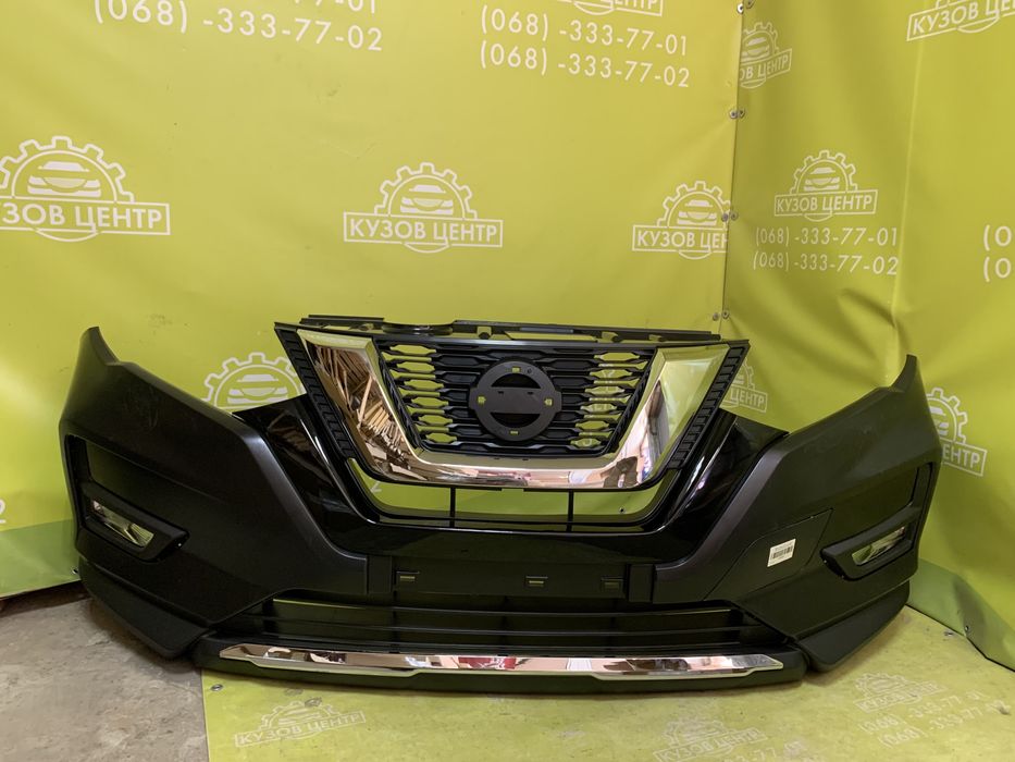 Морда Nissan Rogue 2017 - 2022 Бампер капот фара коплект