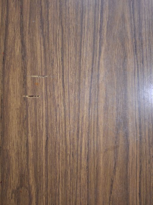 Secretária em metal e madeira - 1,85 m x 0,90 m x 0,75 m - Usada