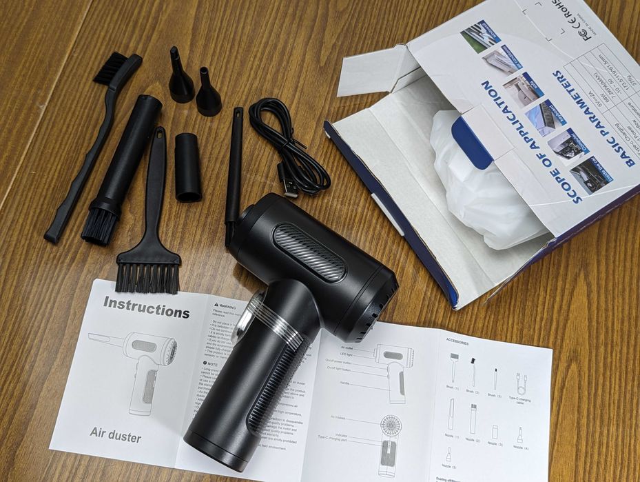 Дуйка обдув насос повітродувка аккумуляторный качество