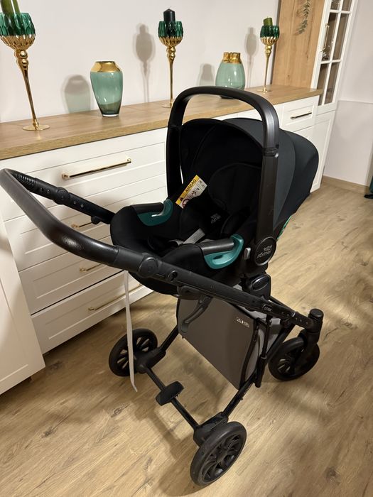 Wózek Anex e/type Gothic + 2 foteliki Britax Römer  z baza ISOFIX