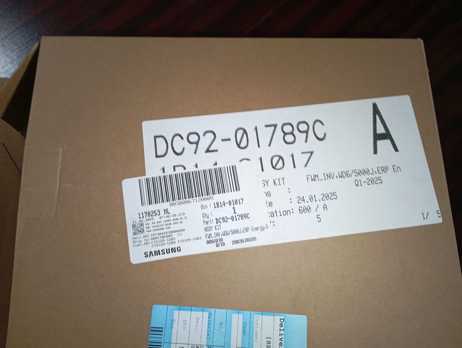 Placa principal Samsung lava e Seca 9.0kg / 6.0kg