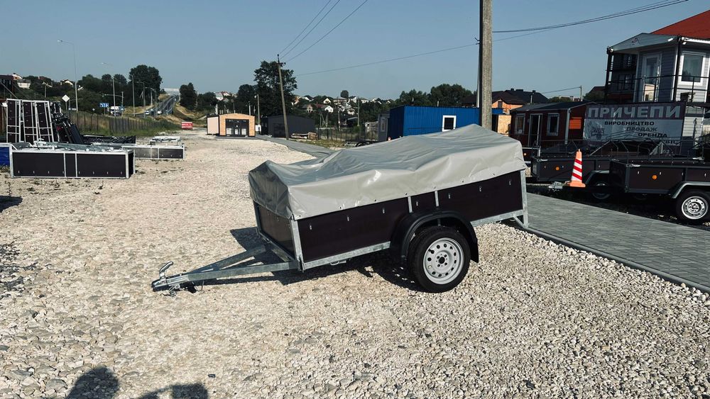 Причіп до легкового авто ПАЛИЧ 1,26 х 2,15м 40см борт оцинкований