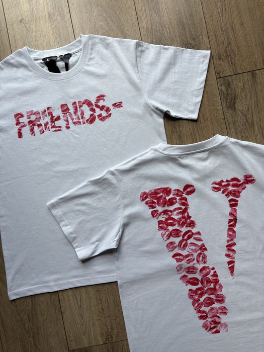 Vlone Lipstick Kiss White Tee (Koszulka)