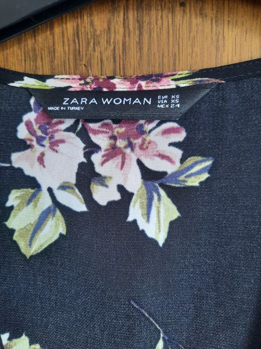 Długa sukienka Zara kwiaty