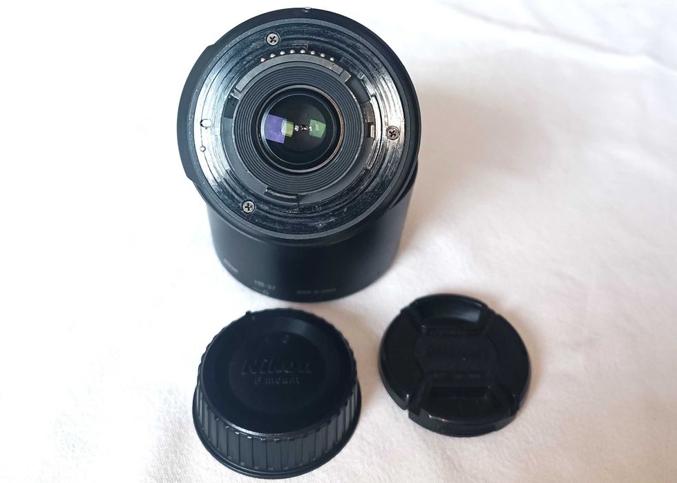 Lente Nikon AF-S 55-200mm VR II objetiva em muito boas condições