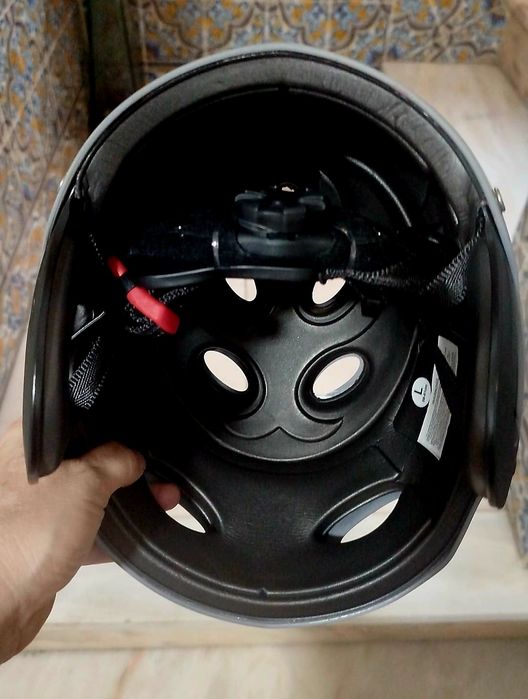 Capacete com 2 suportes GoPro para camera de acção