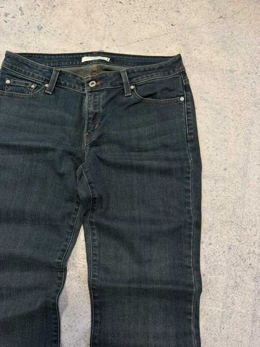 Ciemne granatowe jeansy bootcut flared Levi’s 545 Low Boot Cut