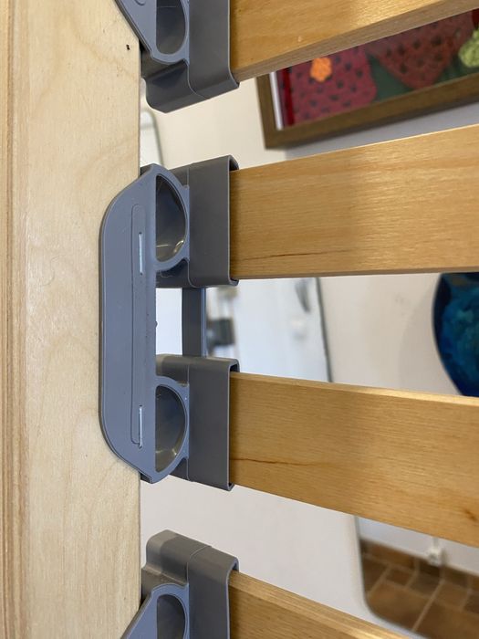 Estrados de ripas cama casal LÖNSET IKEA