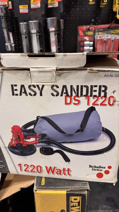 Szlifierka do gładzi Schuller Easy Sander DS1220 1220W + worek + wąż | komplet