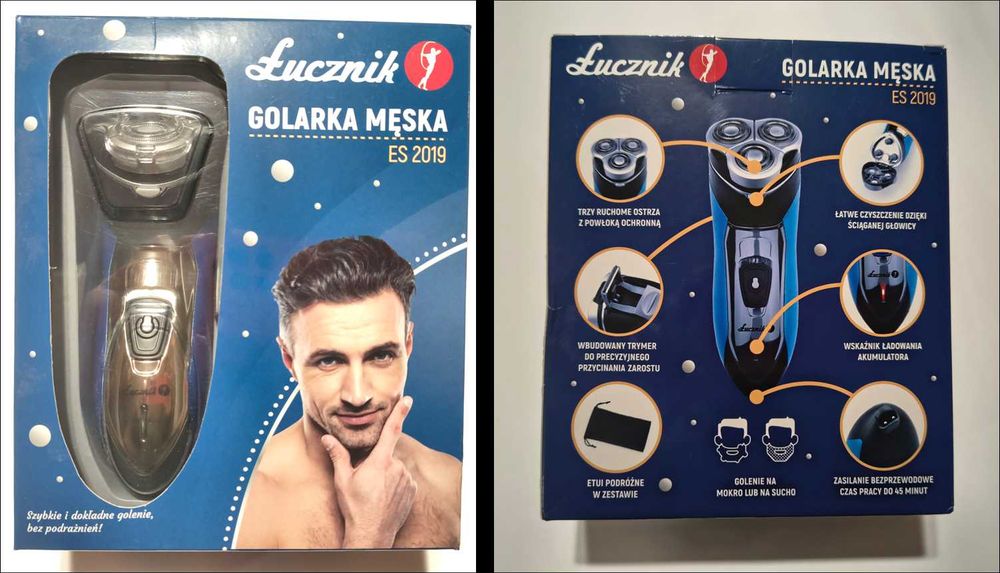 Golarka męska - Łucznik ES 2019