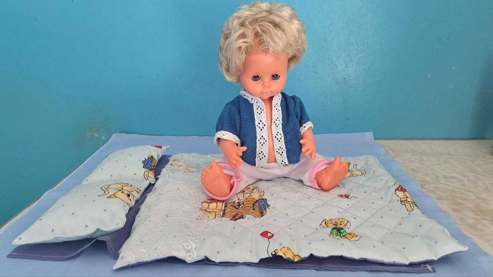 Игрушки, пингвины, постелька ручной работы