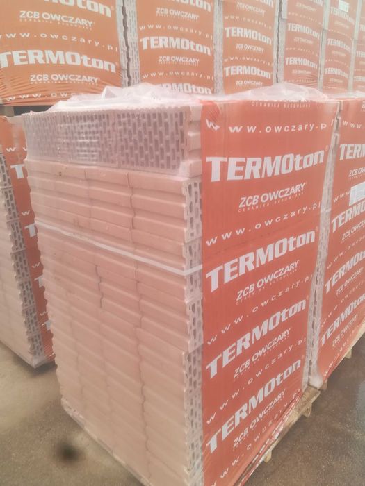 Pustak Ceramiczny na klej Termoton P+W25 "S" z dostawą typ Porotherm