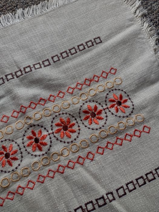 Obrus bieżnik na stół PRL 87×35