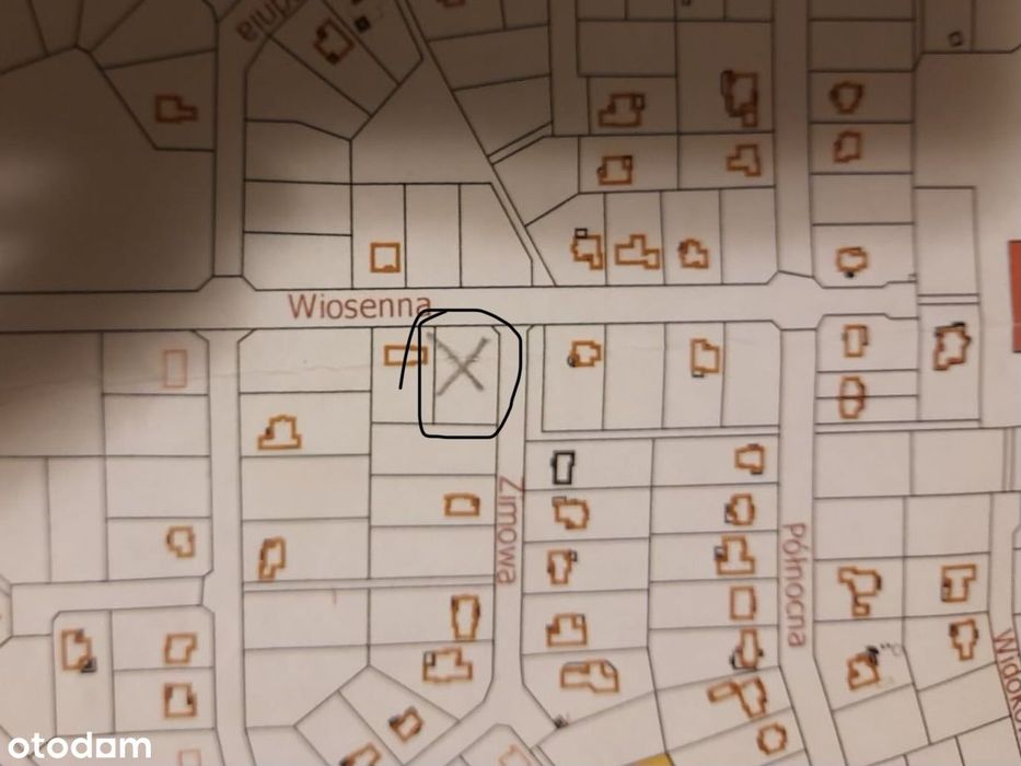 Działka budowlana Słubice, Zielone Wzgórza, ul.Wiosenna róg Zimowej.
