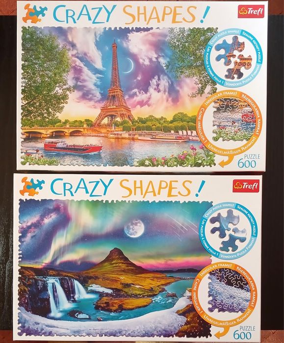 Пазли Trefl crazy shapes на 600 елементів-2 шт