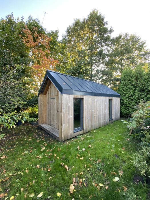 Nowoczesna stodola mini domek ogrodowy 16m2