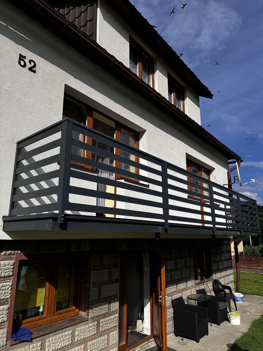 Balustrady aluminiowe barierki balkonowe
