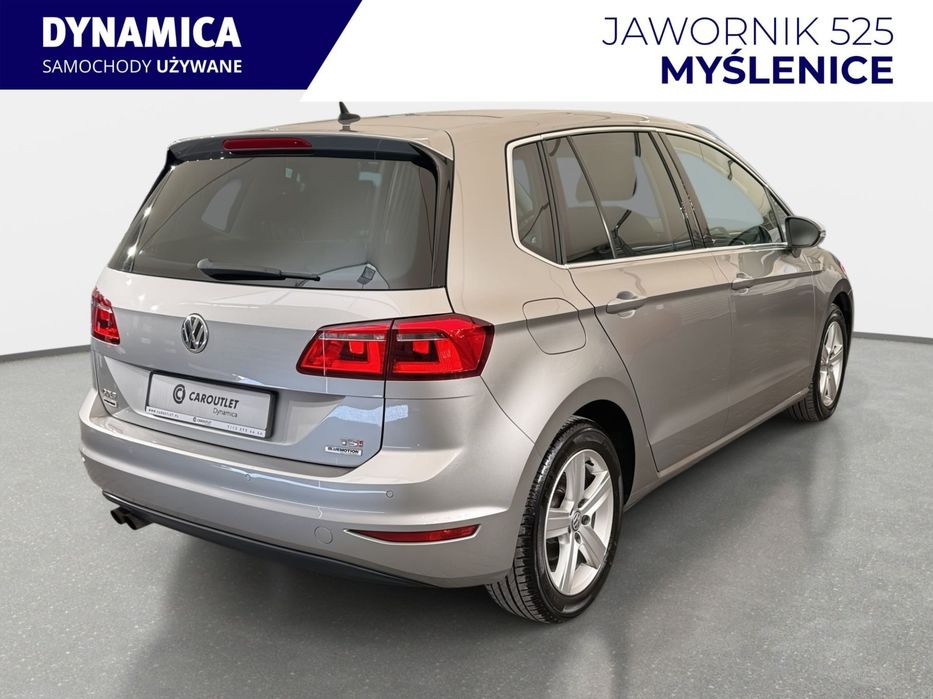 Volkswagen Golf Sportsvan Highline 1.4TSI 125KM DSG 2016 r., salon PL, serwisowany, kpl. opon