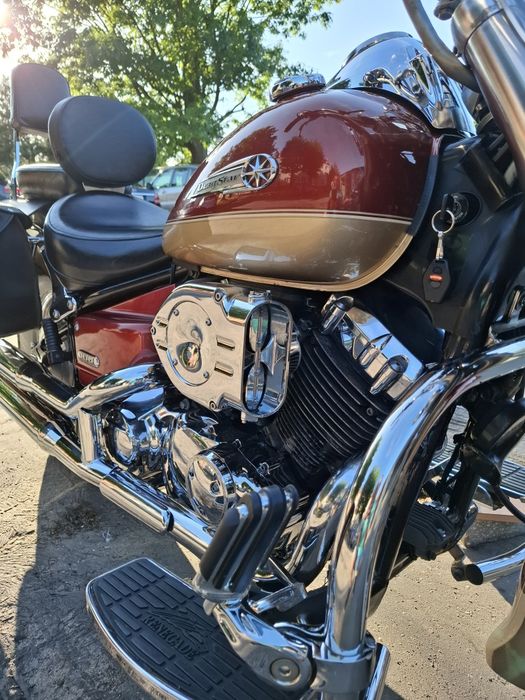 Yamaha drag star classic 650 perła w koronie