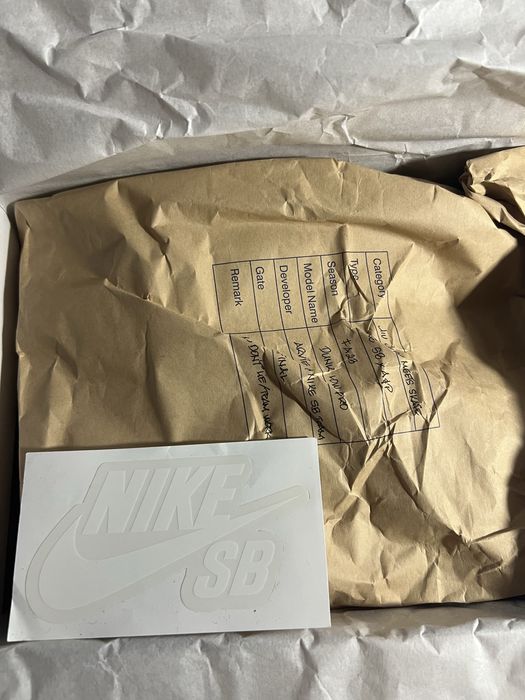 Nike dunk low sb x albino & preto 36,5