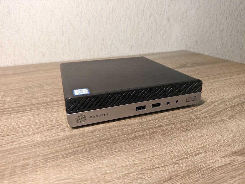 Міні ПК, неттоп, HP ProDesk 400 G3 DM, i3‑7100T, 4 ГБ RAM