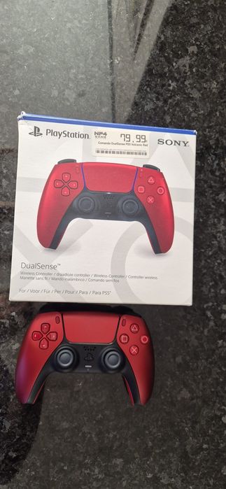 Comando DualSense PS5 – Cor Volcanic Red (Como Novo)