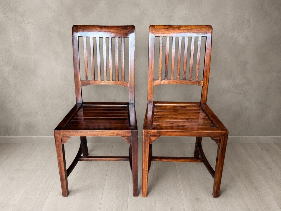 2 cadeira refeição quarto poltrona sofá oriental teca indiana rustica