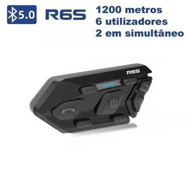 Intercomunicador R6S bluetooth moto 2 utilizadores (1 unidade)