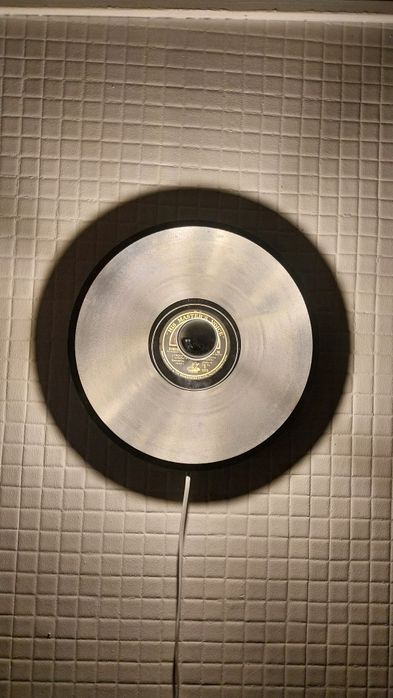 Candeeiro/Disco de vinyl  His master's voice