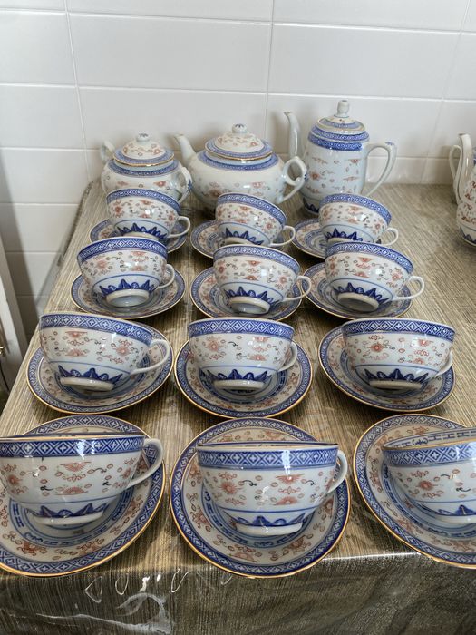 Serviço chá chinês - bago Arroz