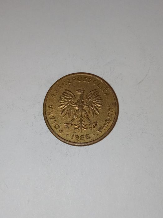 Moneta PRL 2 zł, 1988.
