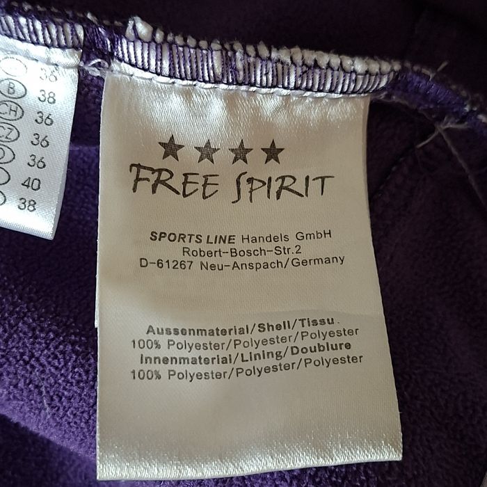 Free spirit fioletowy softshell kurtka S M 36 38 bergans didriksons reima polarn o pyret