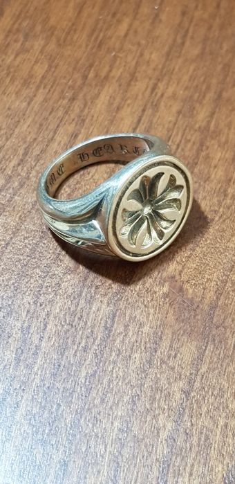 Серебряная печатка, chrome hearts
