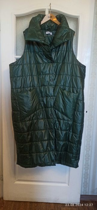 Жилет стьобаний довгий