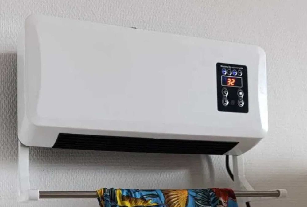 міні кондиционер 2 в 1 настінний обігрівач тепловентилятор 1500 Вт