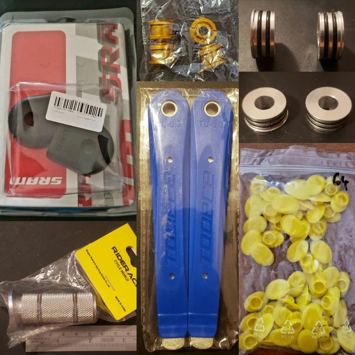 Diverso material novo e usado