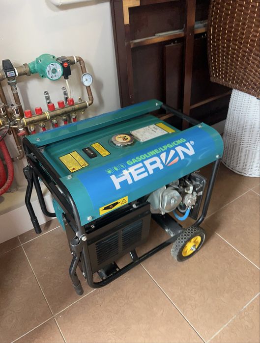 Генератор бензин/газ5.5 Квт, однофазний