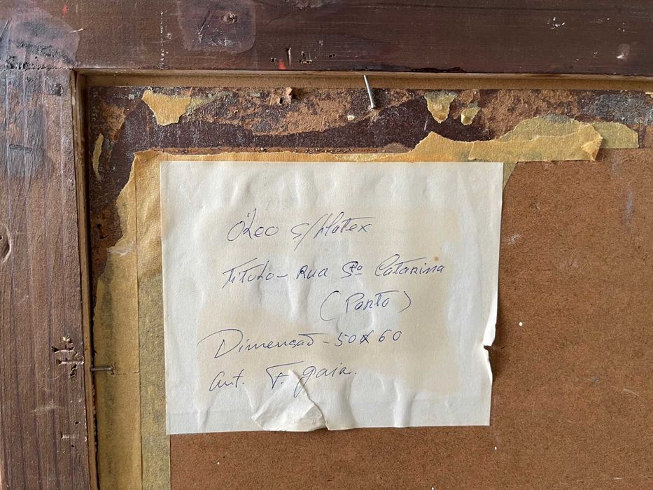 Francisco Gaia, "Rua de Santa Catarina", óleo sobre tela (1991)