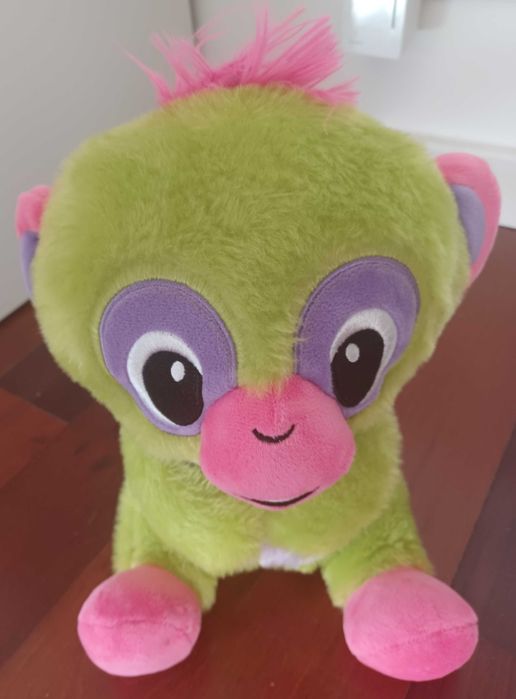 Macaco de Peluche - Verde e Rosa