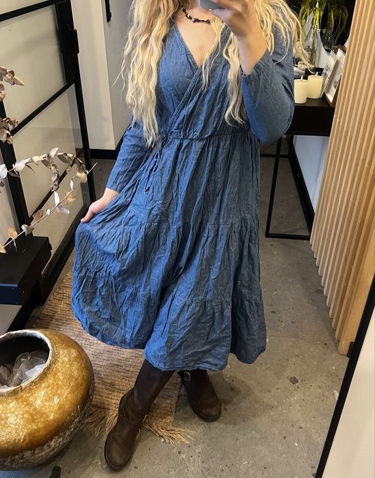 Midi jeansowa/denim sukienka