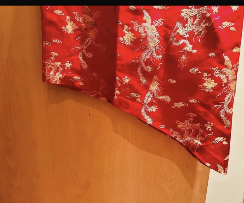 Vestido em Seda Chinesa