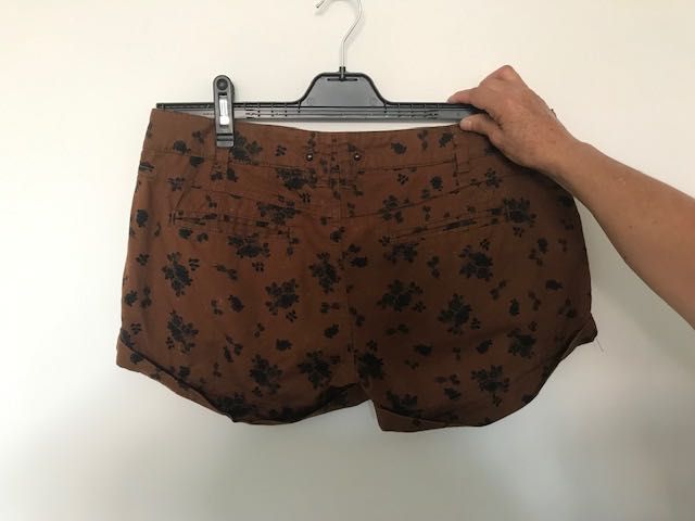 Calções Castanhos Pull & Bear Nº 42 Novos