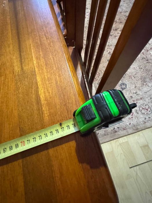 Кухонний стіл дерев'яний та стільці 4 шт вживане