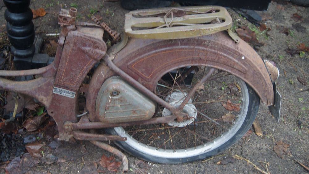 Simson SR2 Rama bagażnik lampy błotniki koła zawieszenie stopka orygin