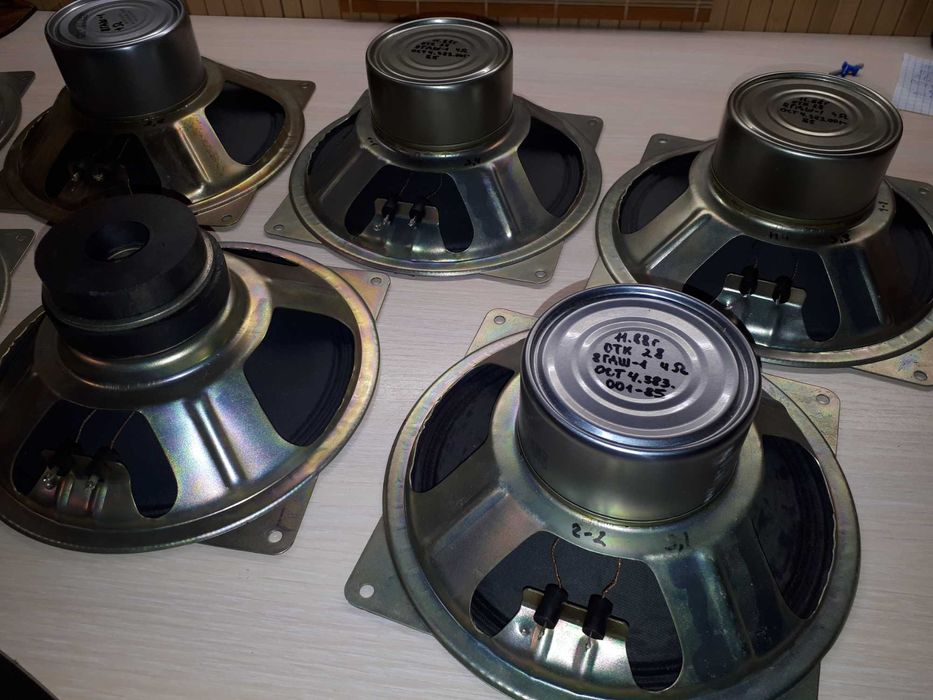 Широкополосные динамики 8ГДШ-1 (4Ом) , ДВОЙНОЙ МАГНИТ, Цена за штуку.