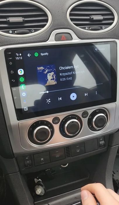 Rádio Android 14 com GPS Ford Focus MK2 AC Manual (Artigo Novo)